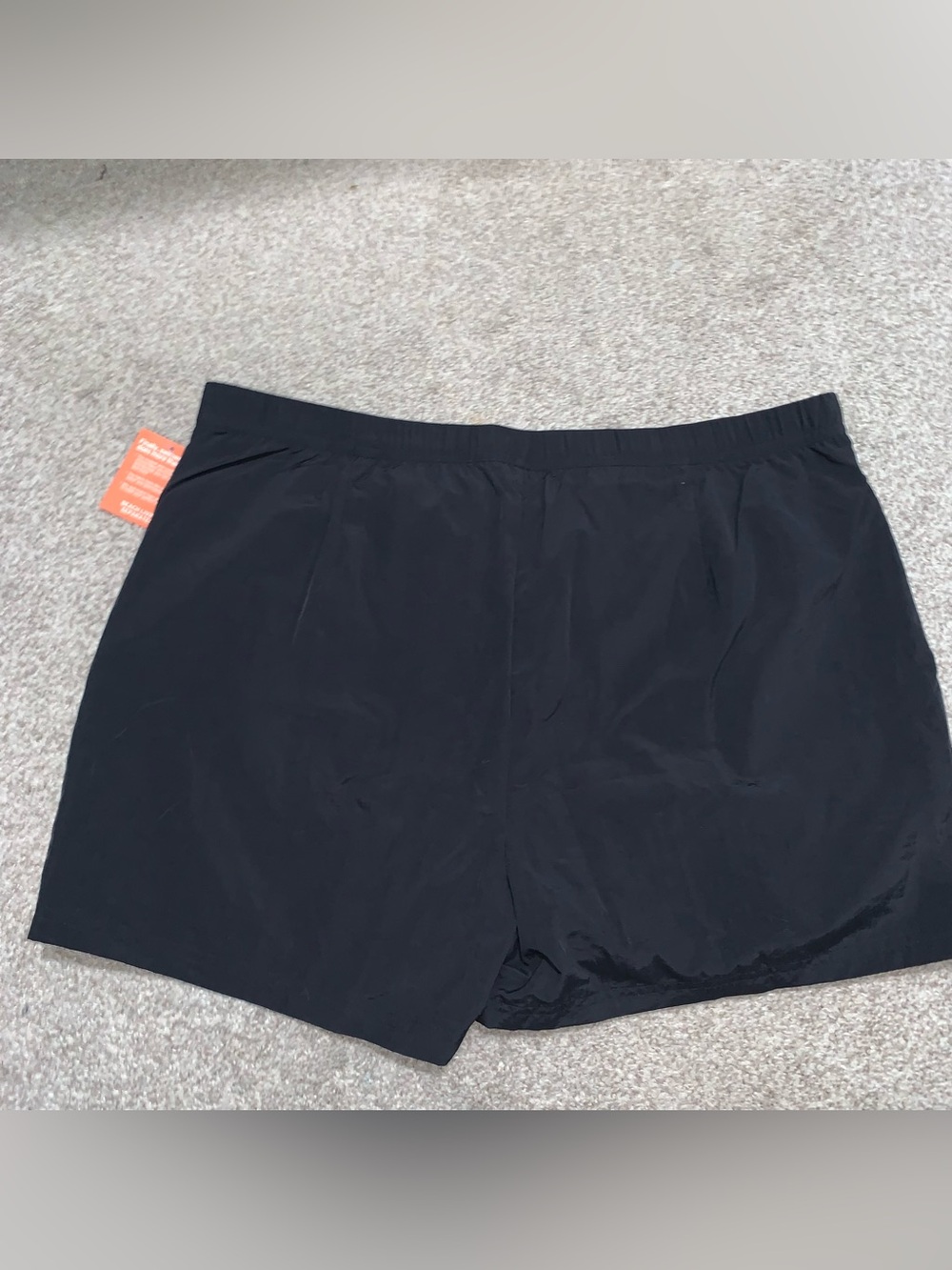 Lands' End Black Women's Swim Athletic Shorts - Picture 2 of 3
